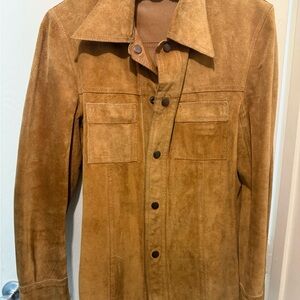 Men's VINTAGE Tan Suede Jacket